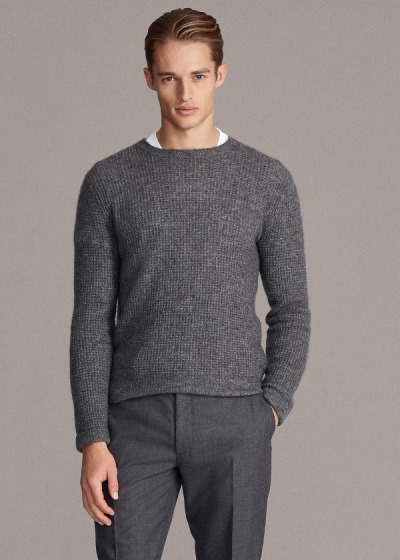 Men's Ralph Lauren Cashmere-Silk Crewneck Sweater | 593802RUZ